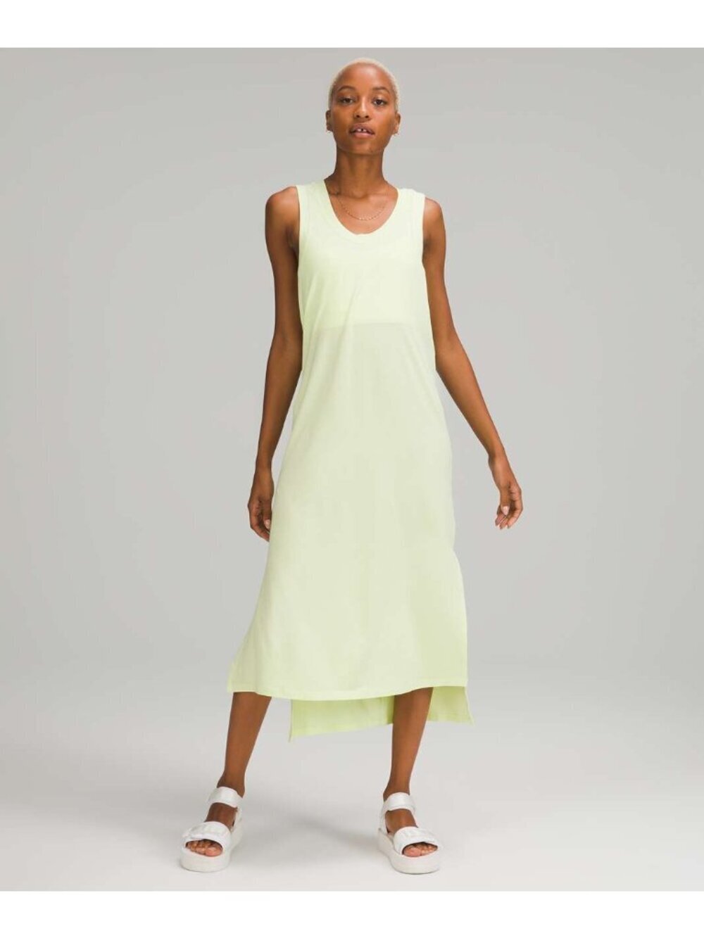 Lululemon All Yours Tank Maxi Dress Crispin Green Size 10